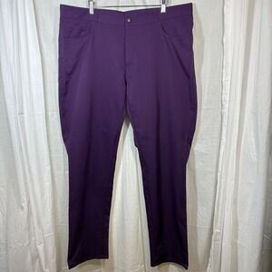 Peter Millar Crown Sport Pants EB66 Blackberry Purple Size 40 Brand New